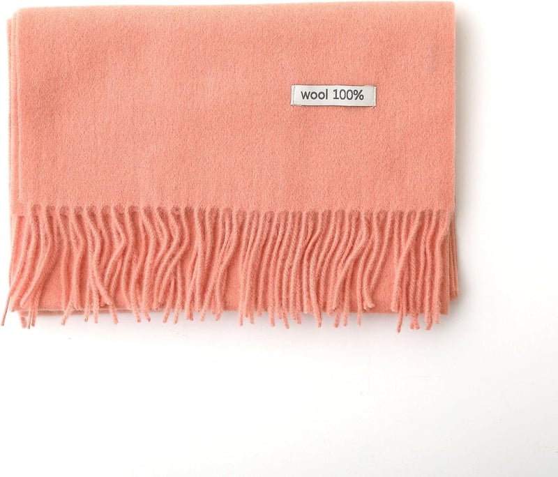 linişte 100% Wool Scarf - Men and Women Winter Warm Soft Luxurious Solid Colors Gift Box - Image 2